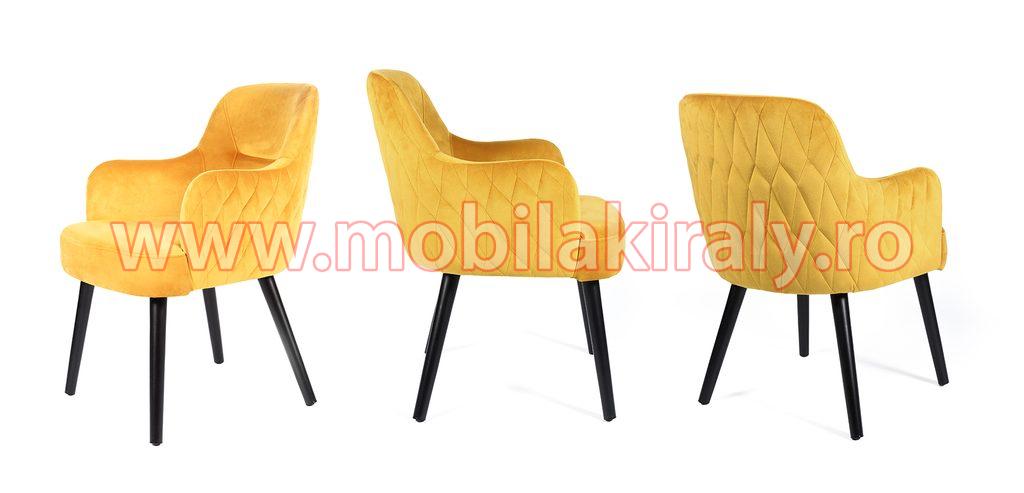 Scaun tapitat TOLEDO - imagine 3