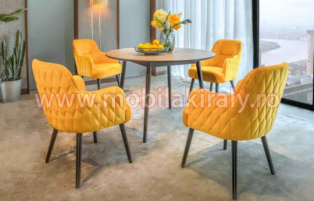 Scaun tapitat TOLEDO - imagine 2