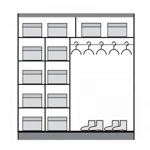 Dulap cu usi culisante 014188