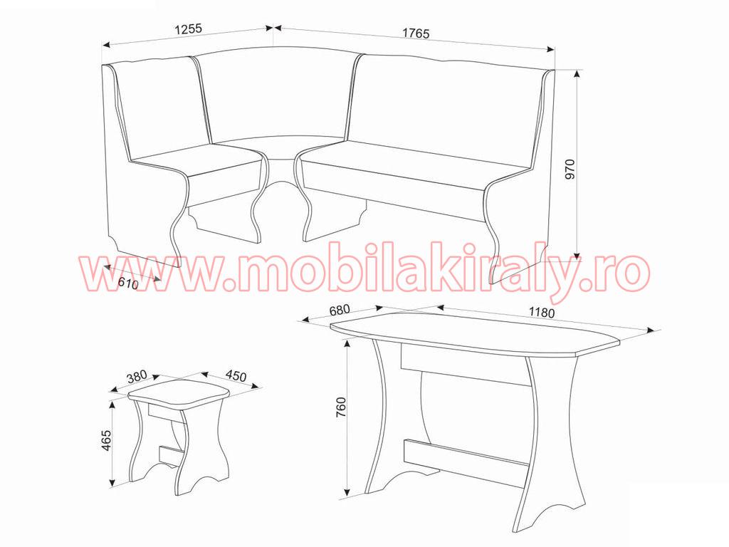 Set coltar bucatarie B345
