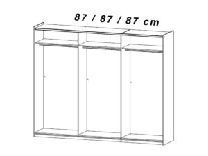 Dulap cu usi glisante 06742