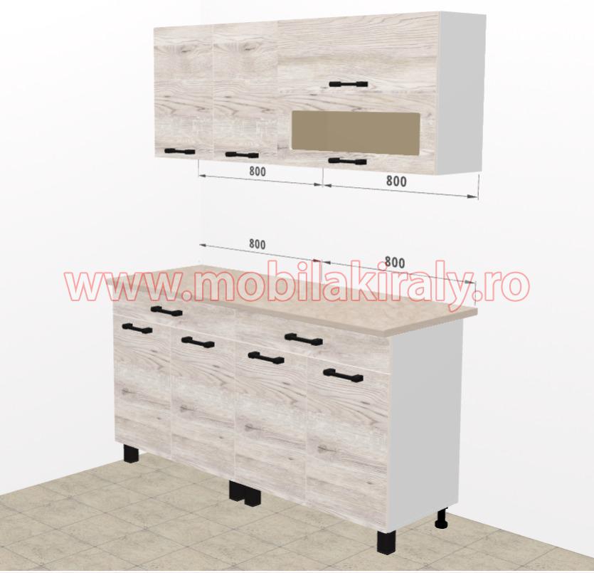 Mobila de bucatarie B589 (160 cm)
