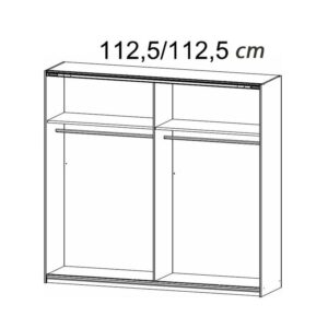 Dulap 2 usi glisante 07471