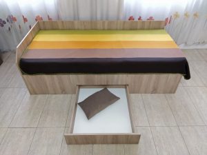 Pat colț cu sertar 01561