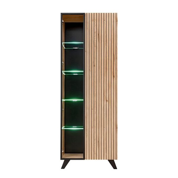 Dulap cu vitrina LED 09557
