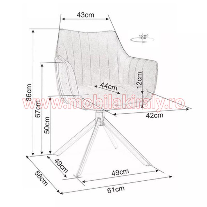 Scaun rotativ 09944 - imagine 5
