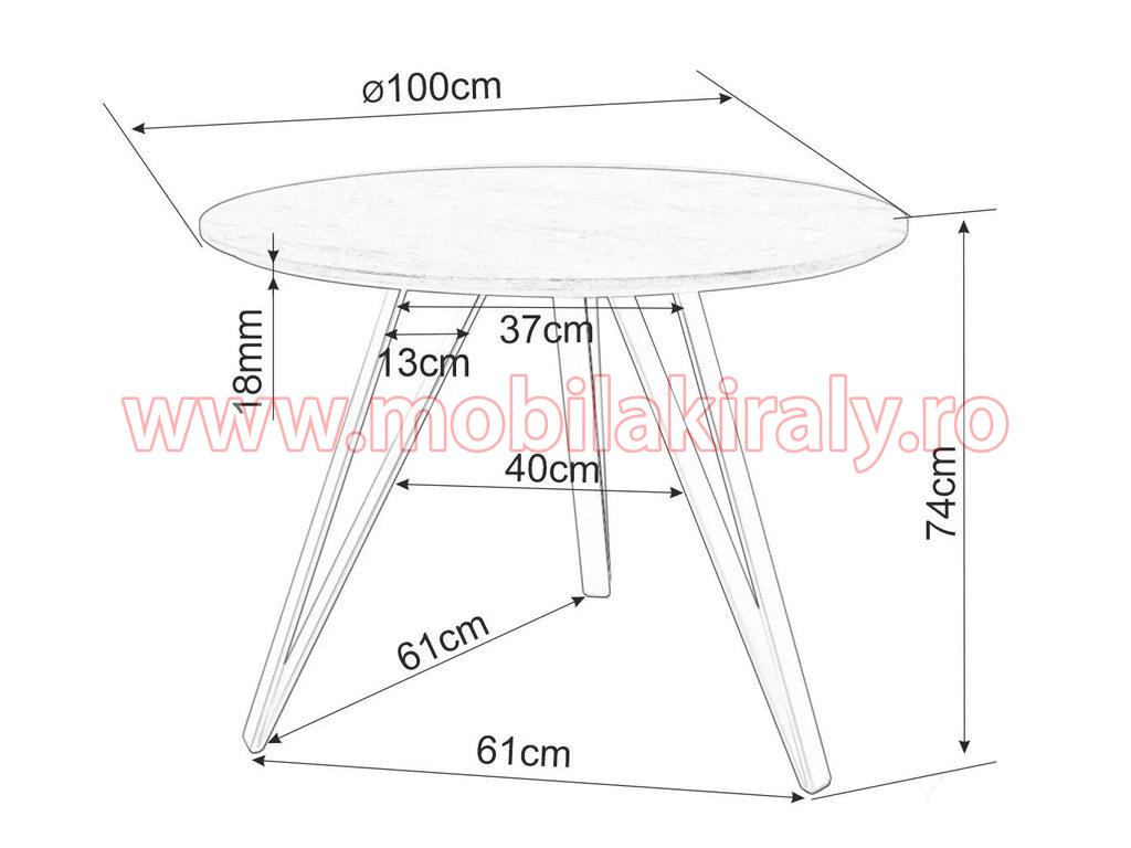 Masa rotunda 010152 - imagine 5