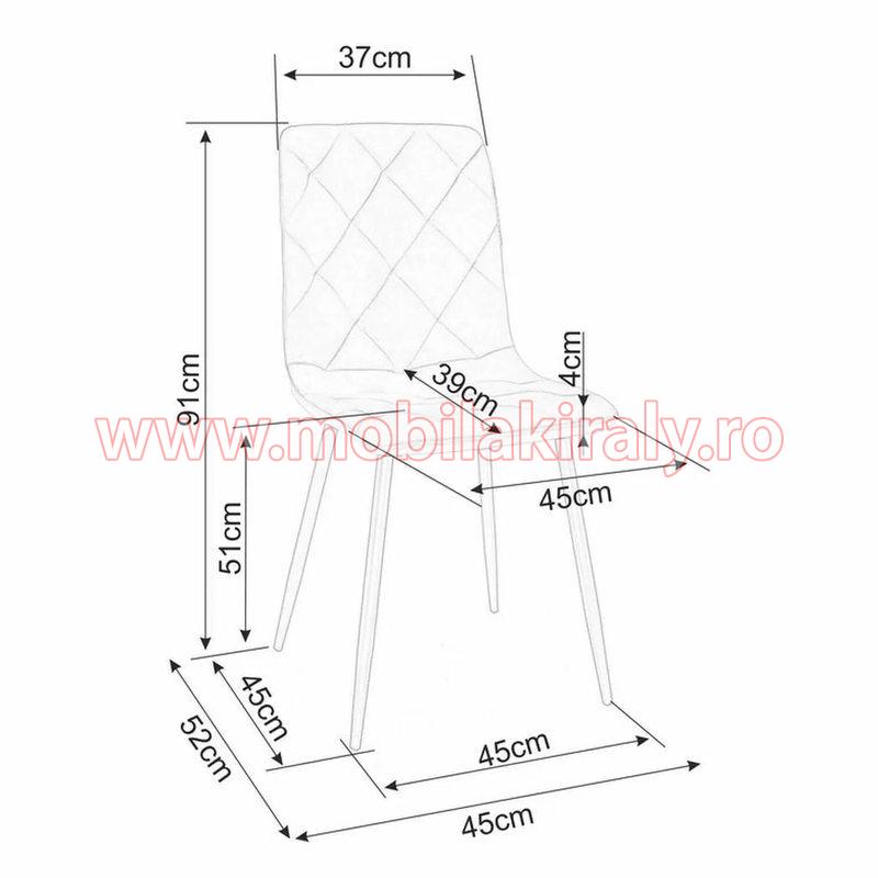 Scaun tapitat 010143 - imagine 4