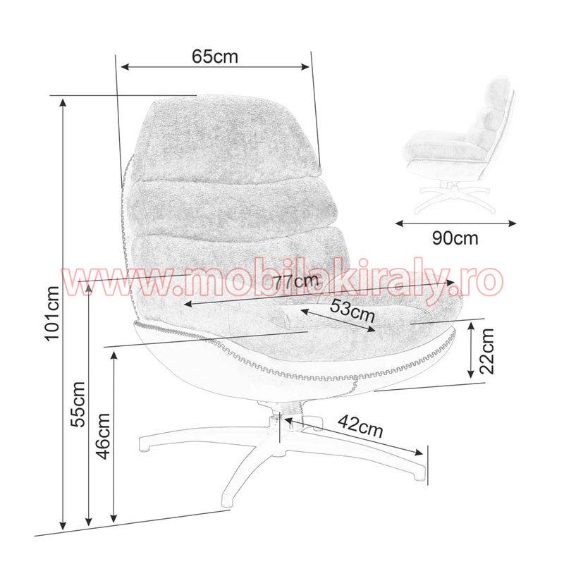 Fotoliu rotativ 012319 - imagine 5