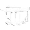 Masa extensibila 012380 - imagine 6