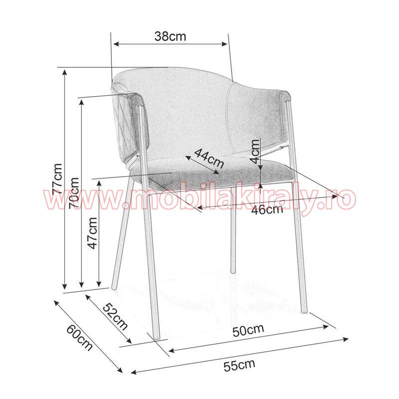 Scaun tapitat 012315 - imagine 3