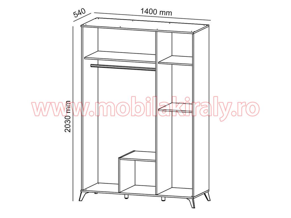 Dulap cu 3 usi 013541 - imagine 5