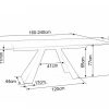 Masa extensibila 013461 - imagine 5