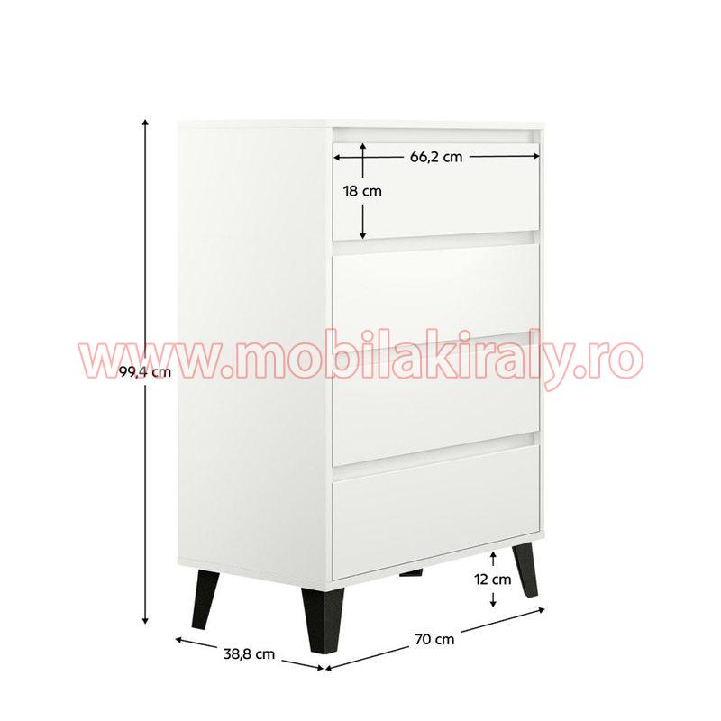 Comoda cu 4 sertare 014123 - imagine 3