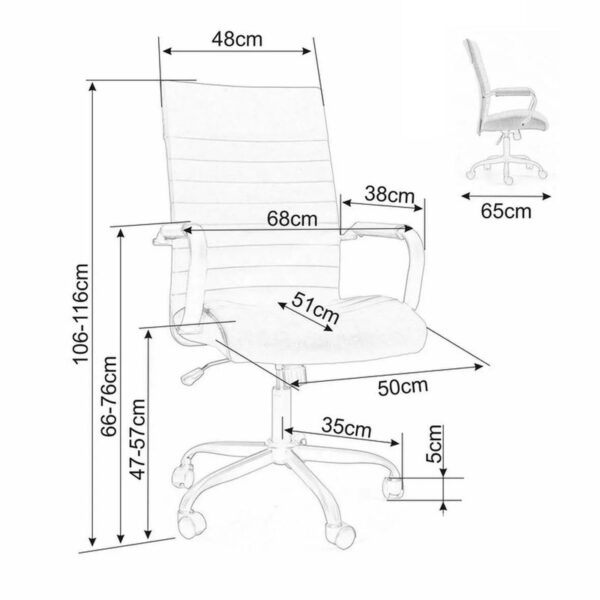 Scaun de birou 014828 - imagine 4