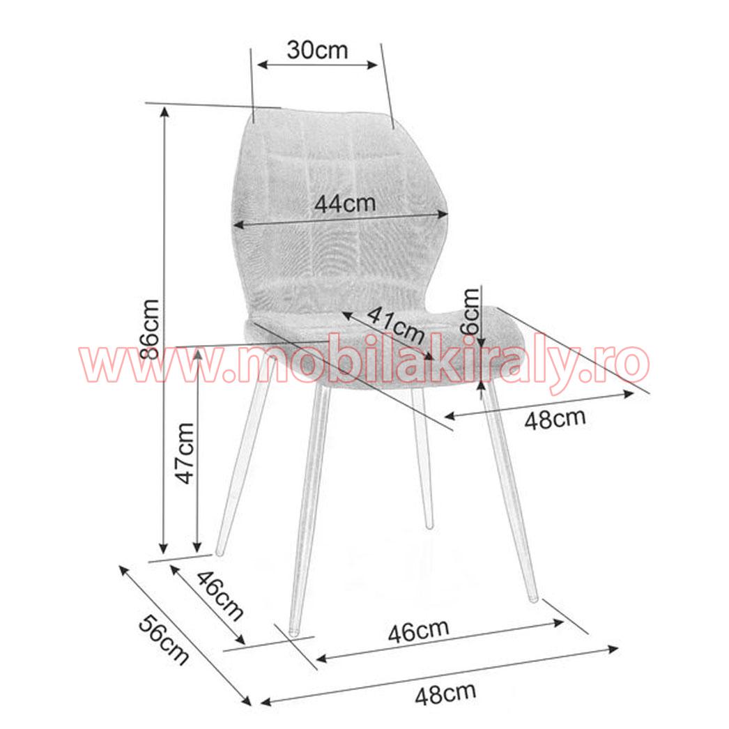 Scaun tapitat 014842 - imagine 4