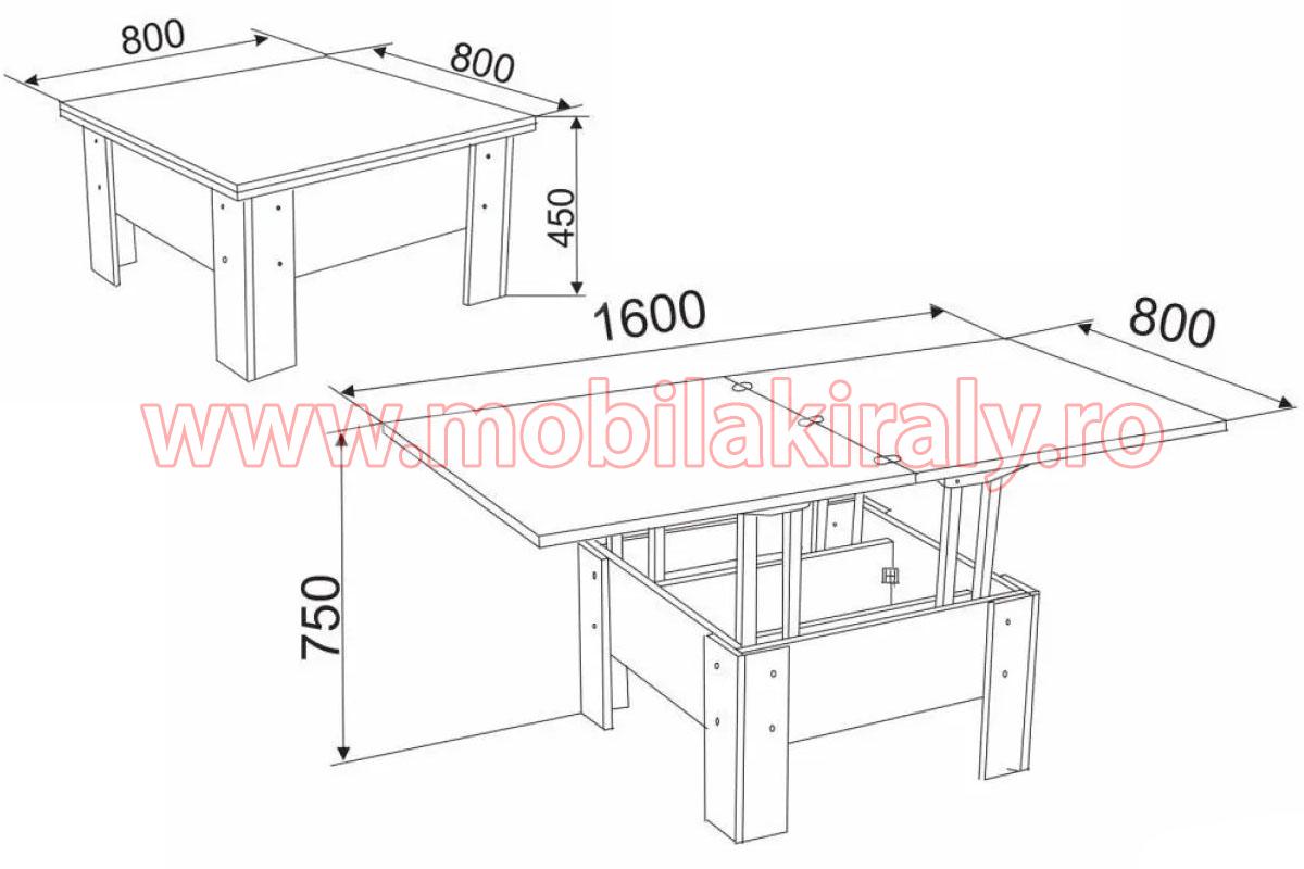Masuta extensibila 015093 - imagine 3