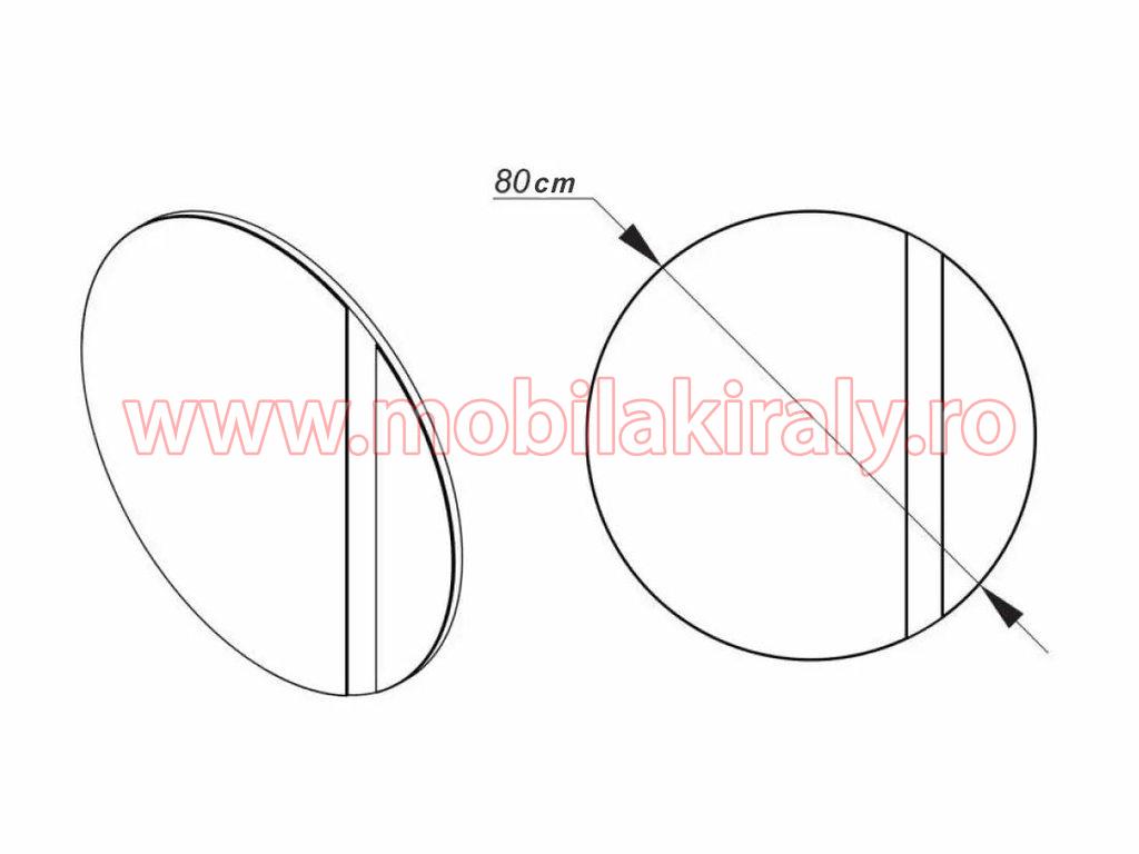 Oglinda rotunda 015199 - imagine 3