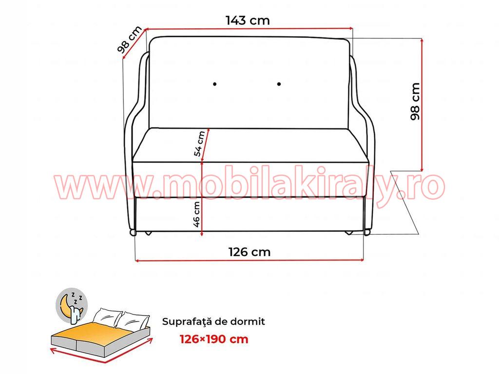 Canapea extensibila 015383 - imagine 6