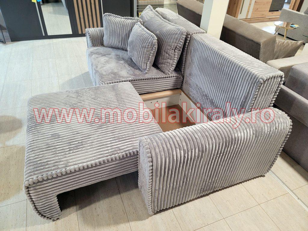 Canapea transformabilă în colțar extensibil 015421 - imagine 2