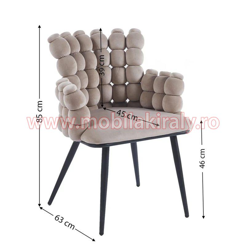 Scaun tapitat 015581 - imagine 5