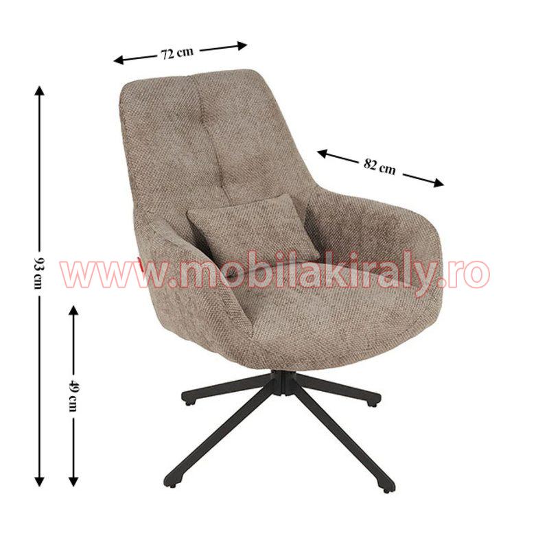 Scaun Living rotativ 015578 - imagine 5