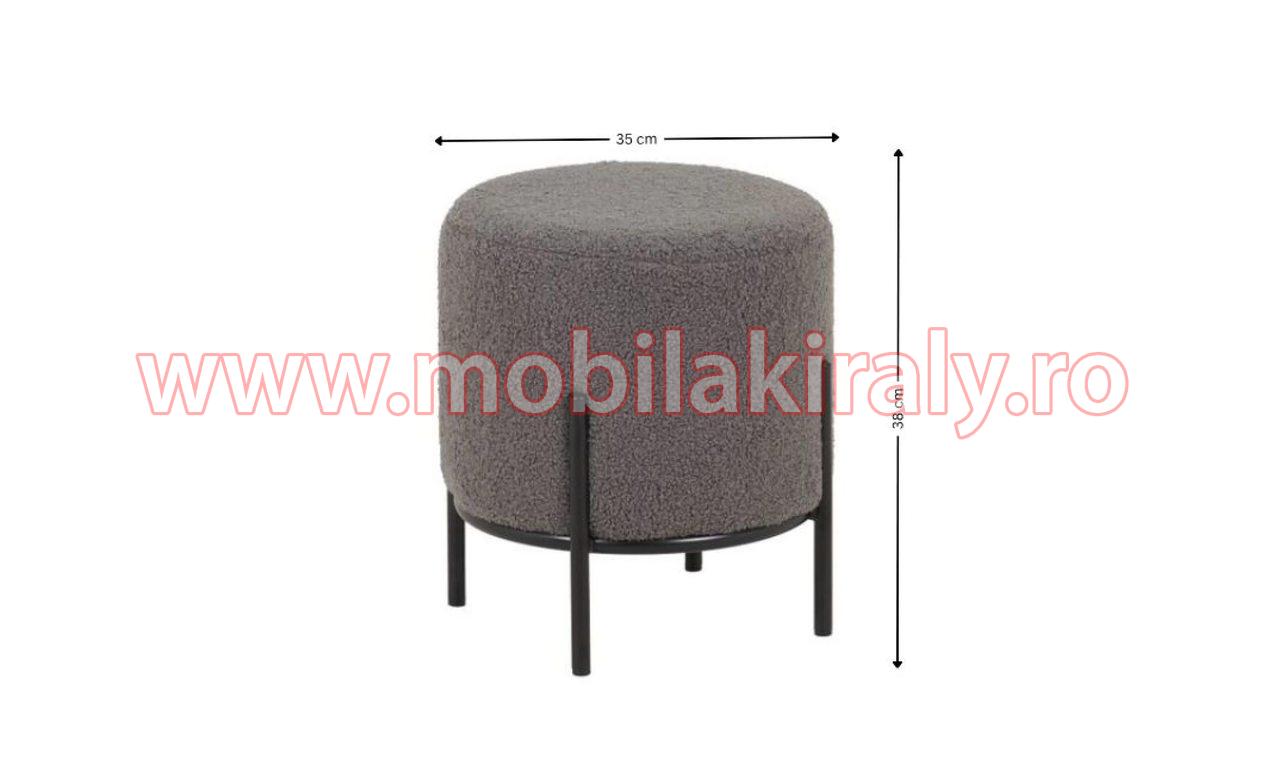 Taburet rotund 015583 - imagine 2