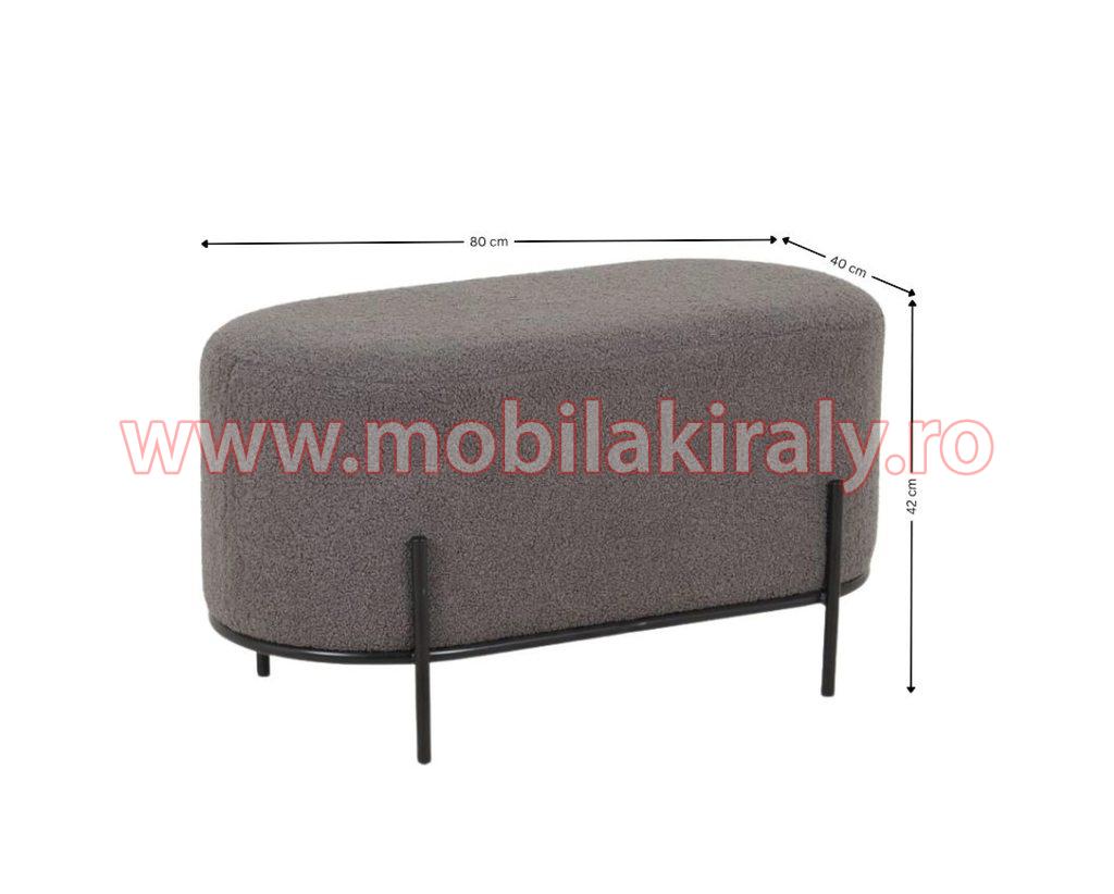 Taburet oval 015582 - imagine 2