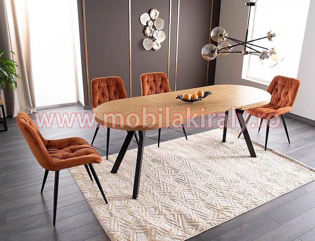 Masa ovala extensibila 015761 - imagine 5