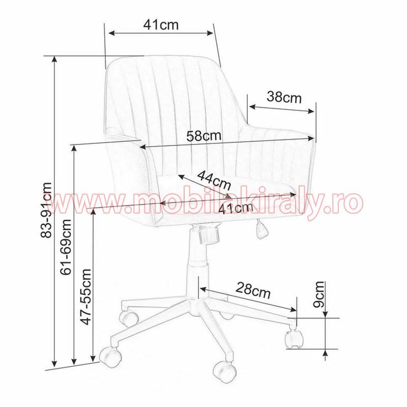 Scaun birou 015754 - imagine 3