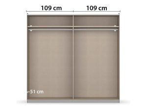 Dulap cu 2 usi glisante 016368