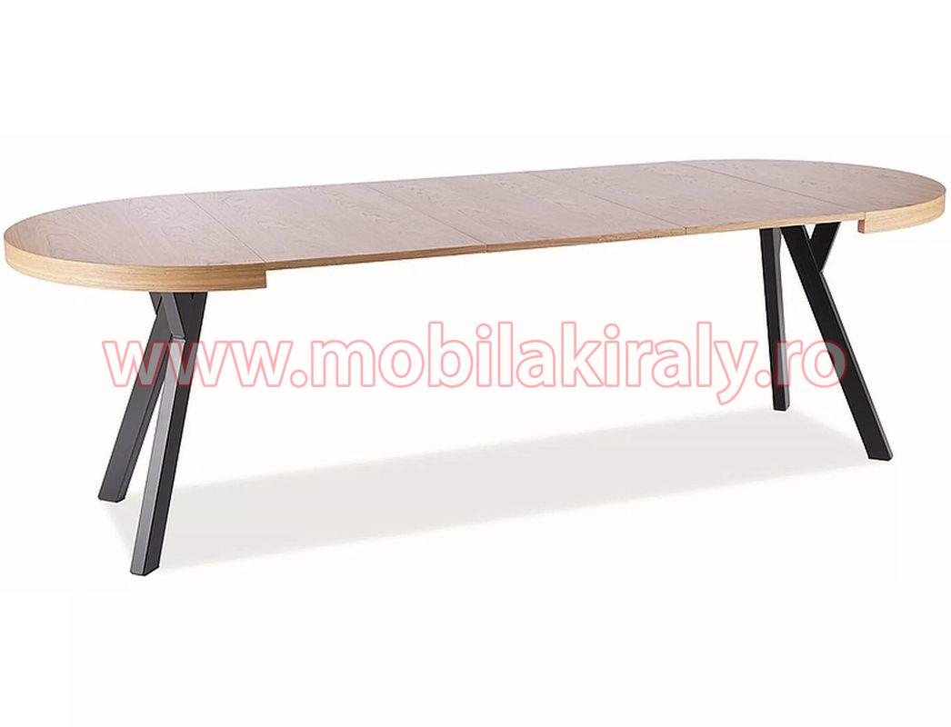 Masa rotunda/ovala extensibila 016345 - imagine 6