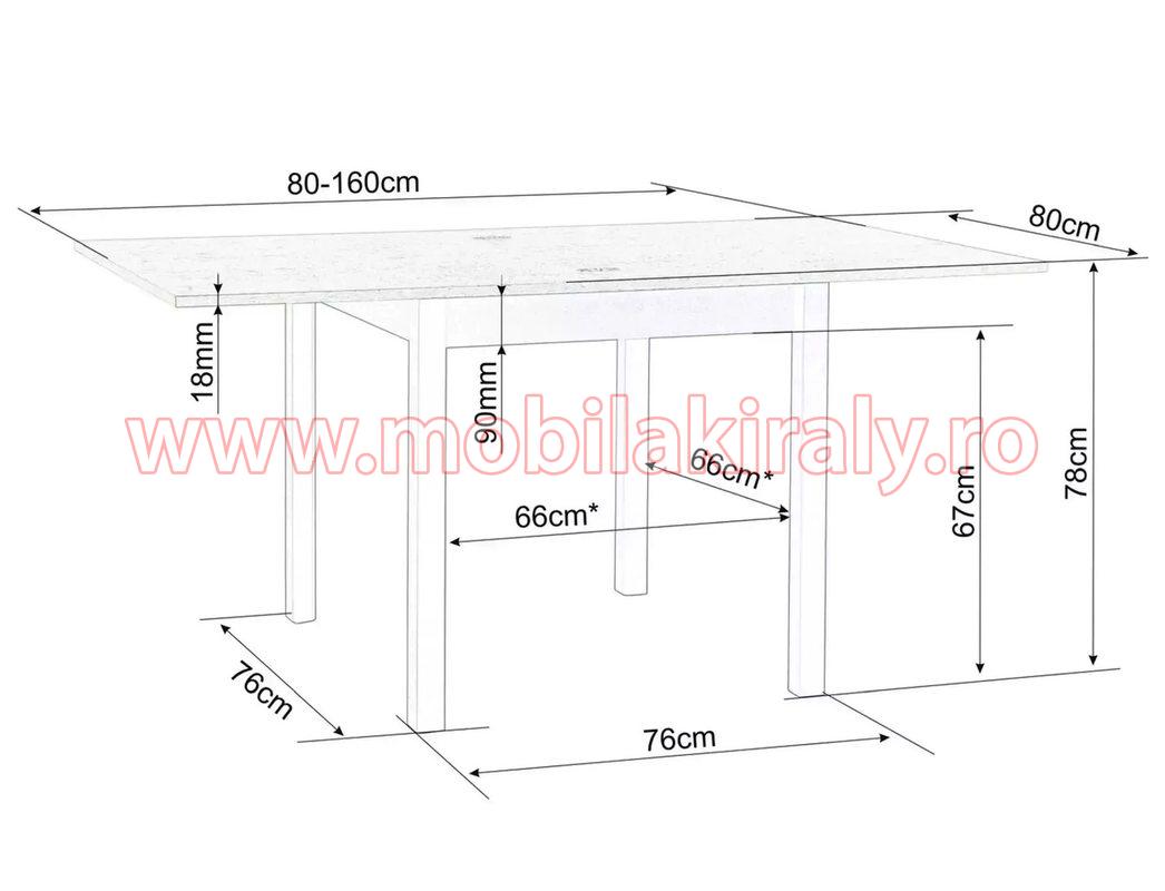 Masa extensibila 016357 - imagine 6