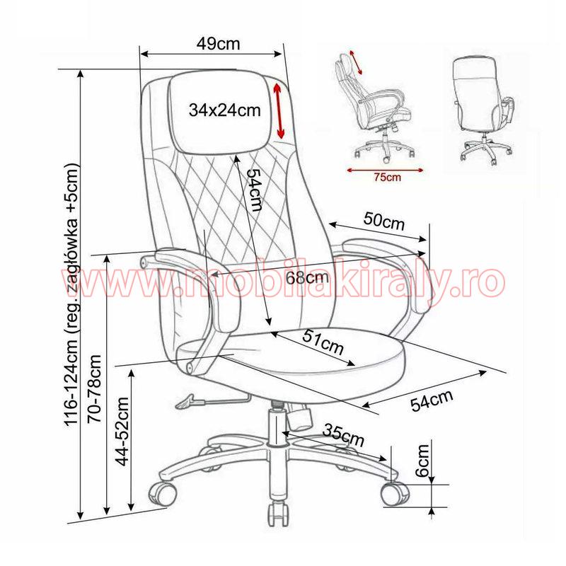 Scaun de birou 016364 - imagine 4