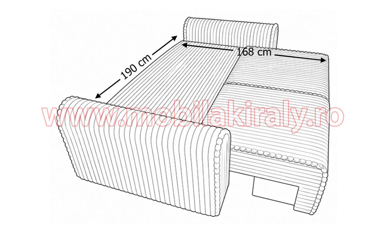 Canapea extensibila 016618 - imagine 9