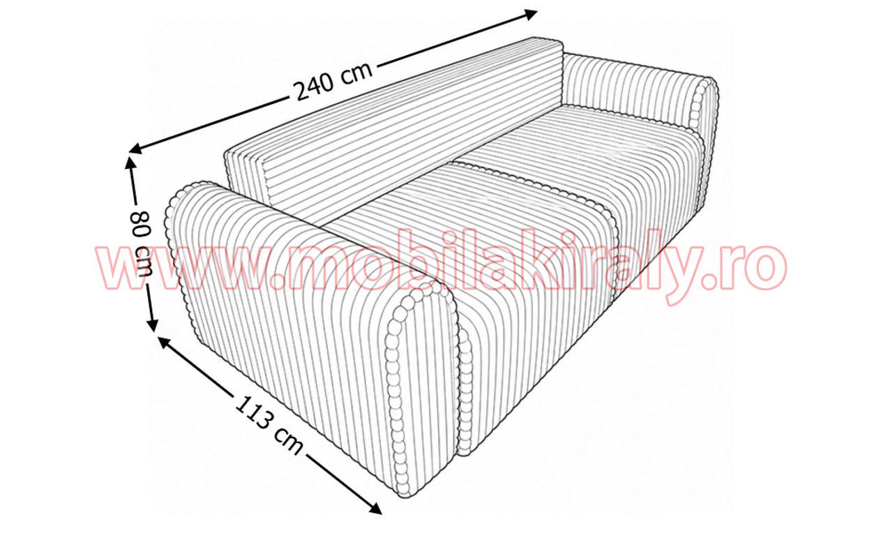Canapea extensibila 016618 - imagine 8
