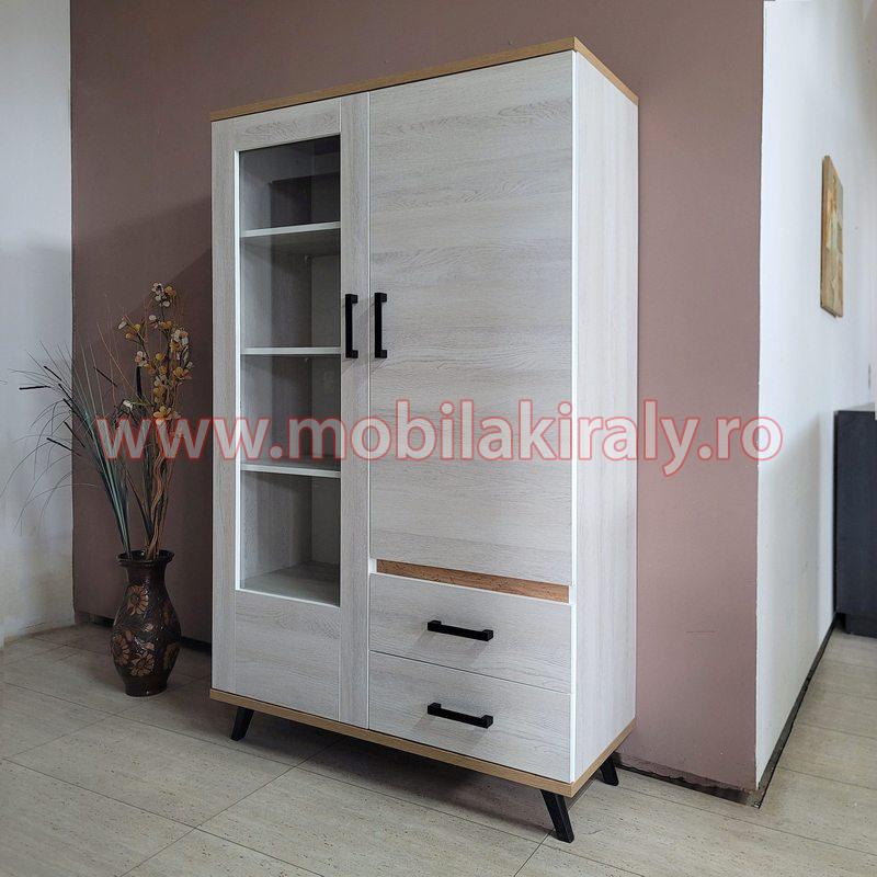 Vitrina cu 2 usi si 2 sertare 016832
