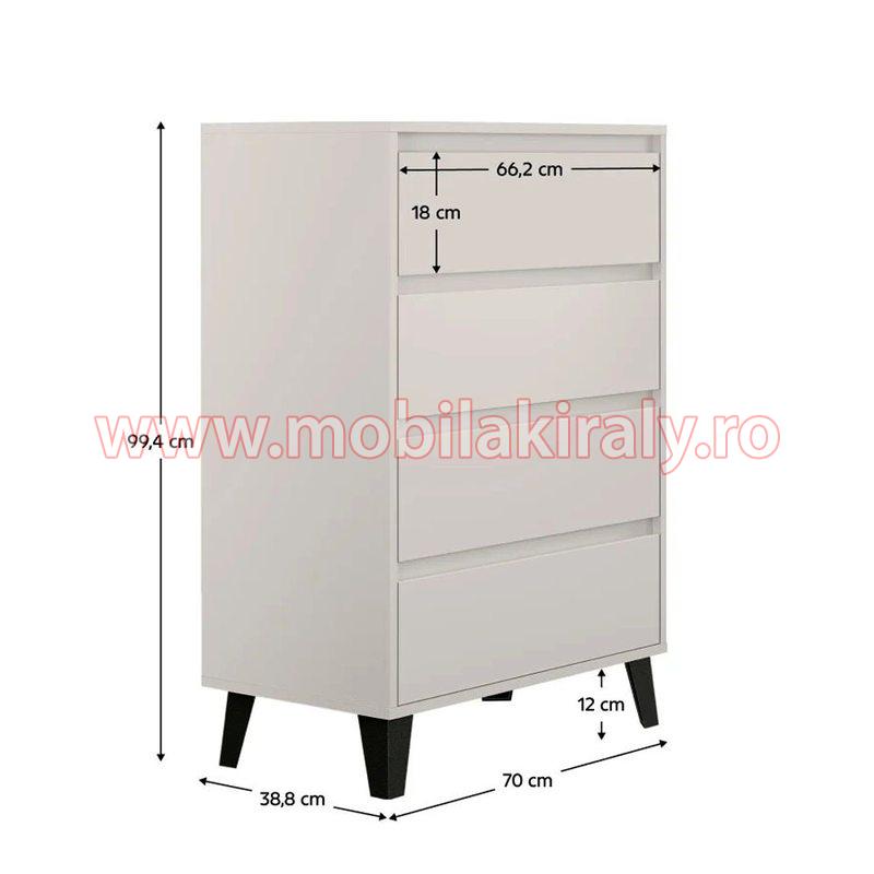 Comoda cu 4 sertare 016197 - imagine 3