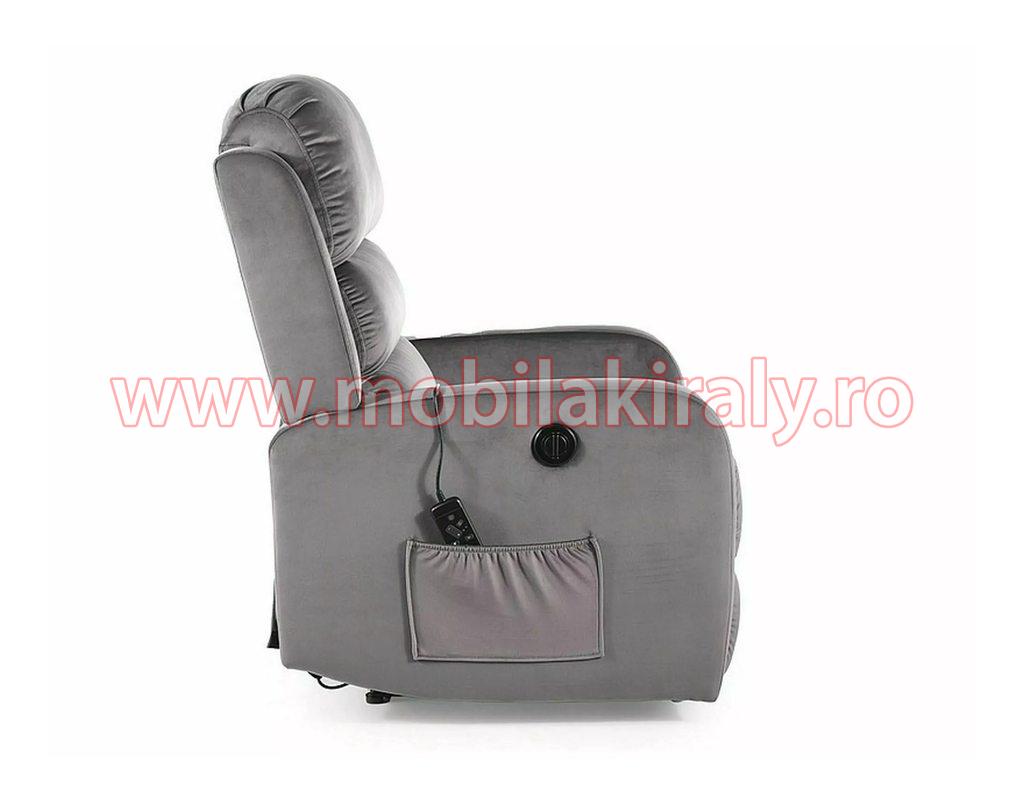 Fotoliu recliner electric cu functie de masaj 017027 - imagine 3